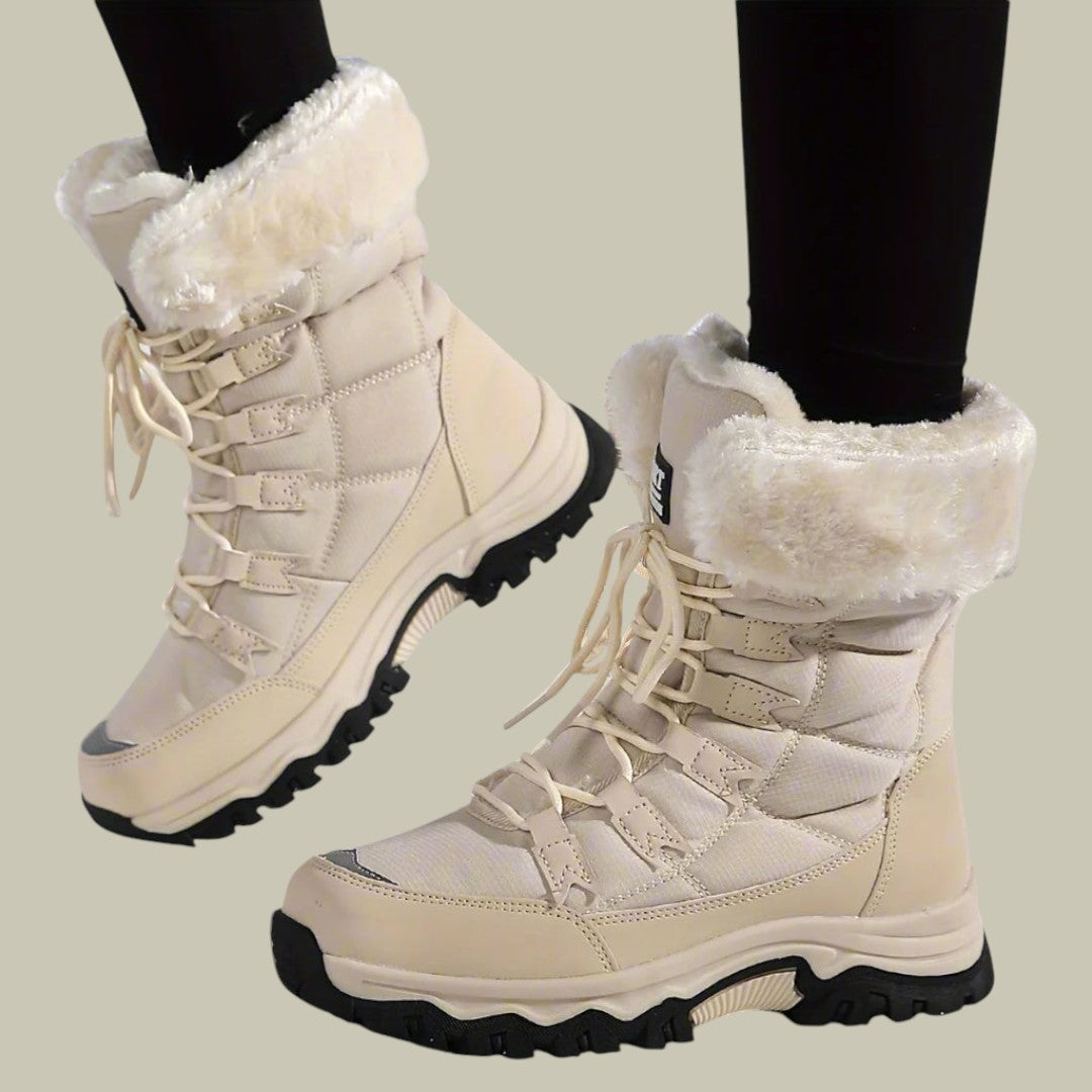 Damen Winterwanderschuhe Hoch Geschnitten Mit Schnürung | Winter