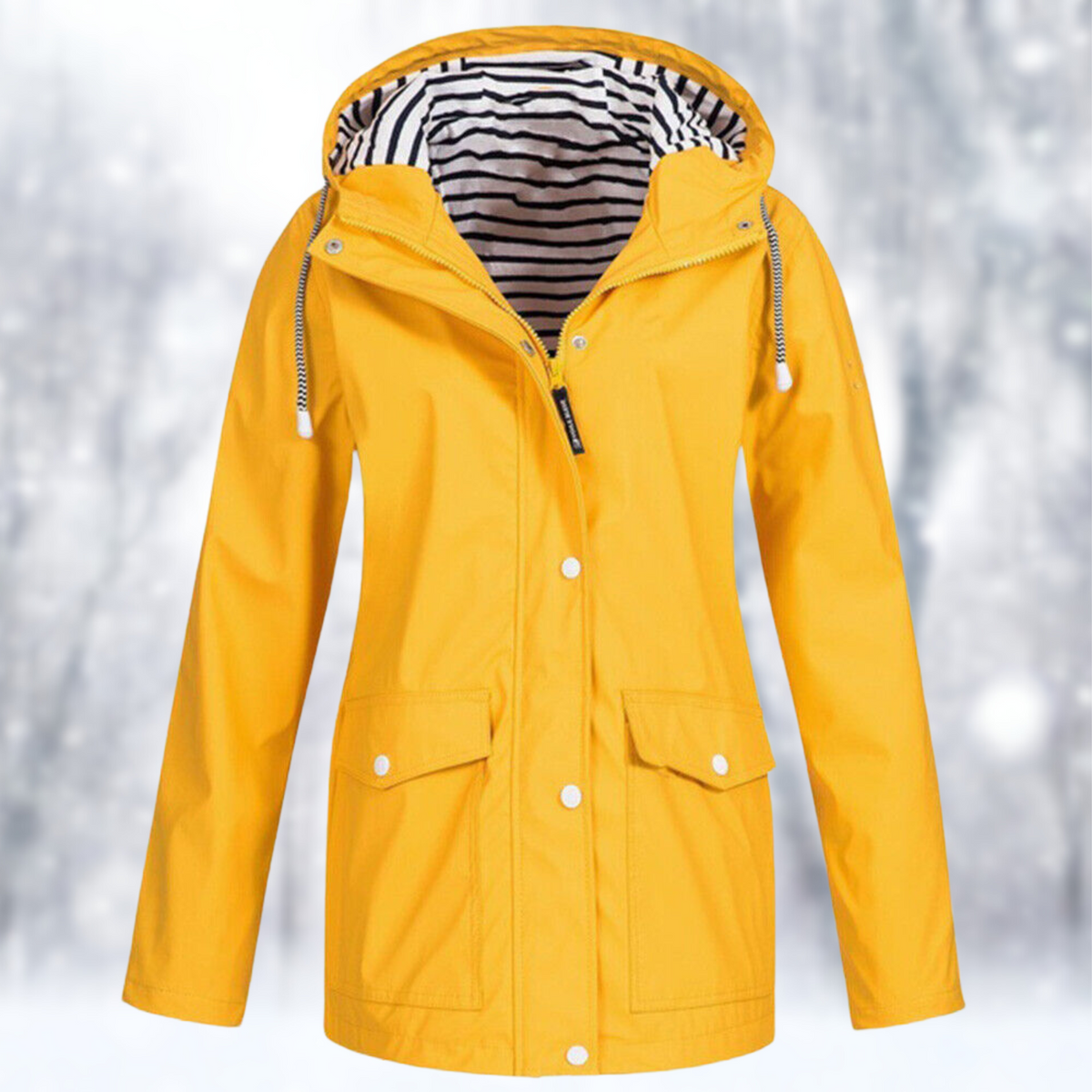 Damen Leichte Regenjacke | Kapuze