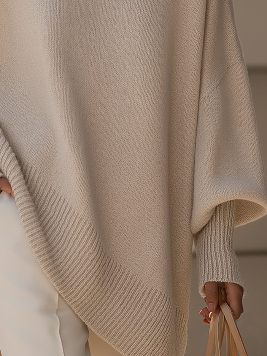 Damen Oversize Pullover | Lang