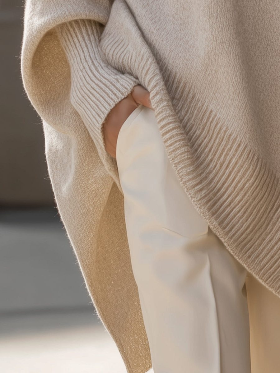 Damen Oversize Pullover | Lang