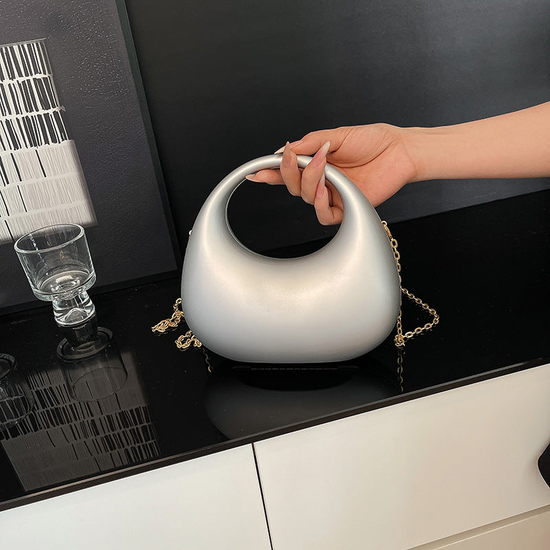 Elegante Damen Handtasche Mit Kettenriemen | Klein