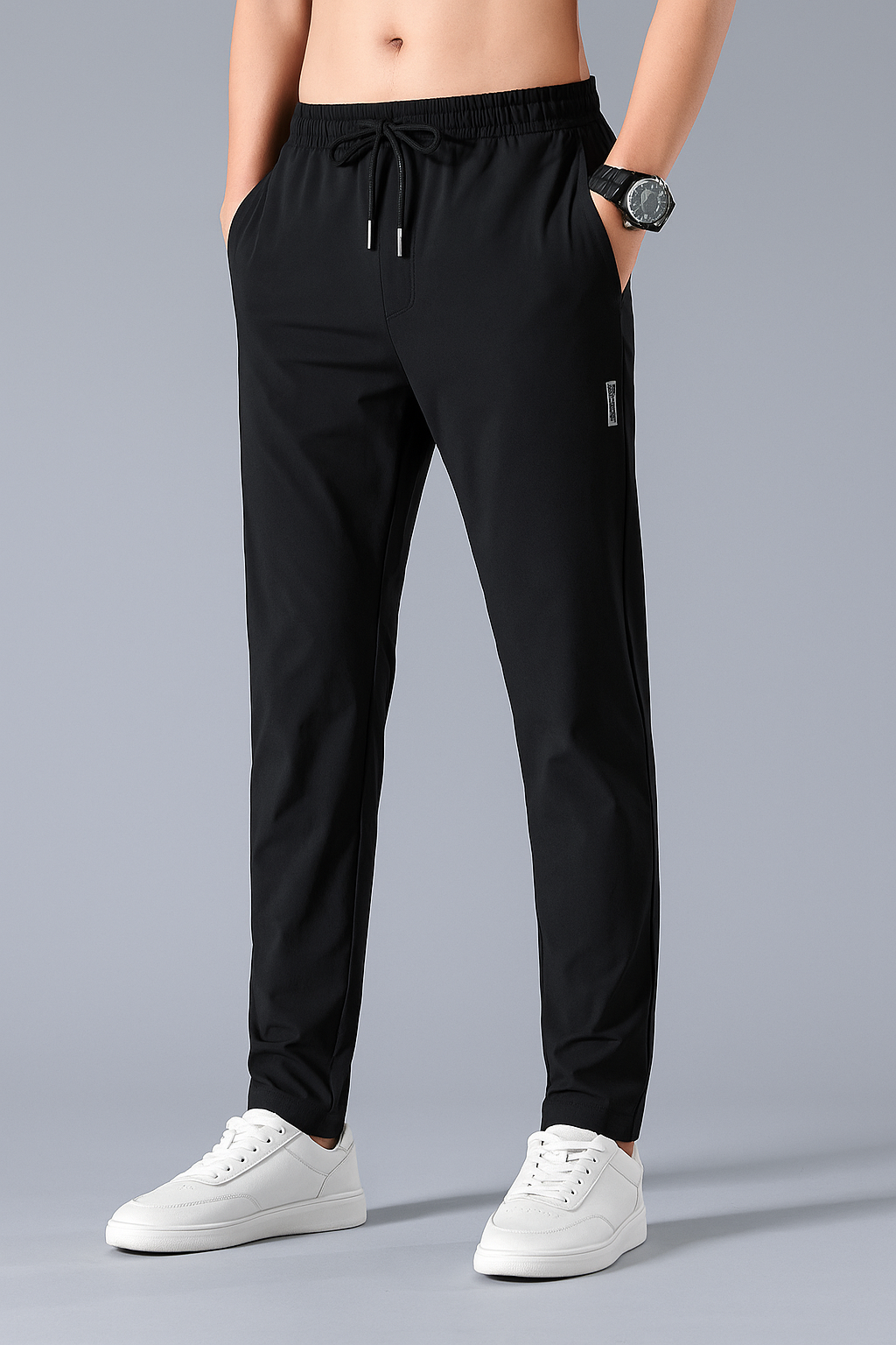 Emil | Herren Atmungsaktiv Slim Jogginghose | Elastisch