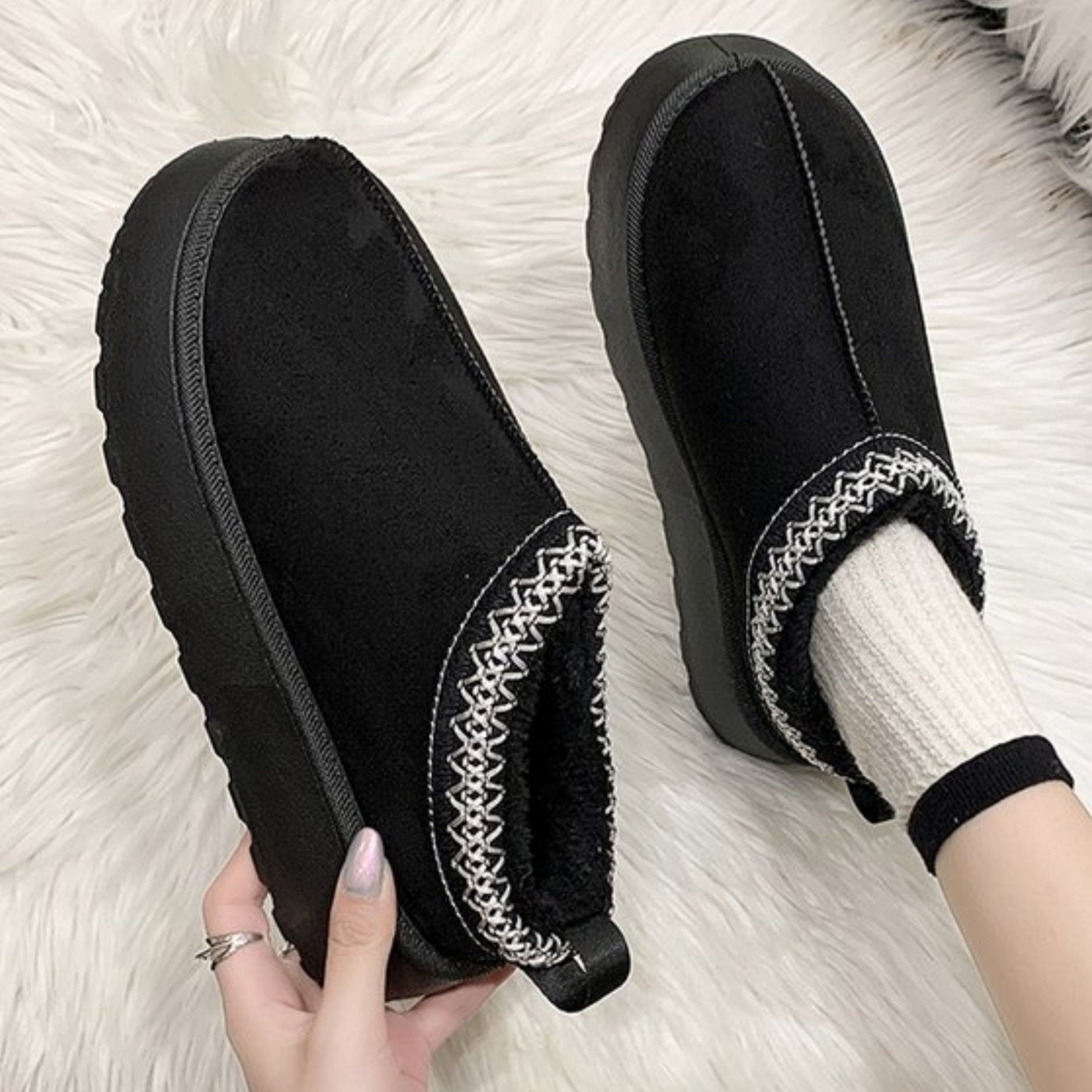 Gefütterte Damen Schneestiefel | Winter