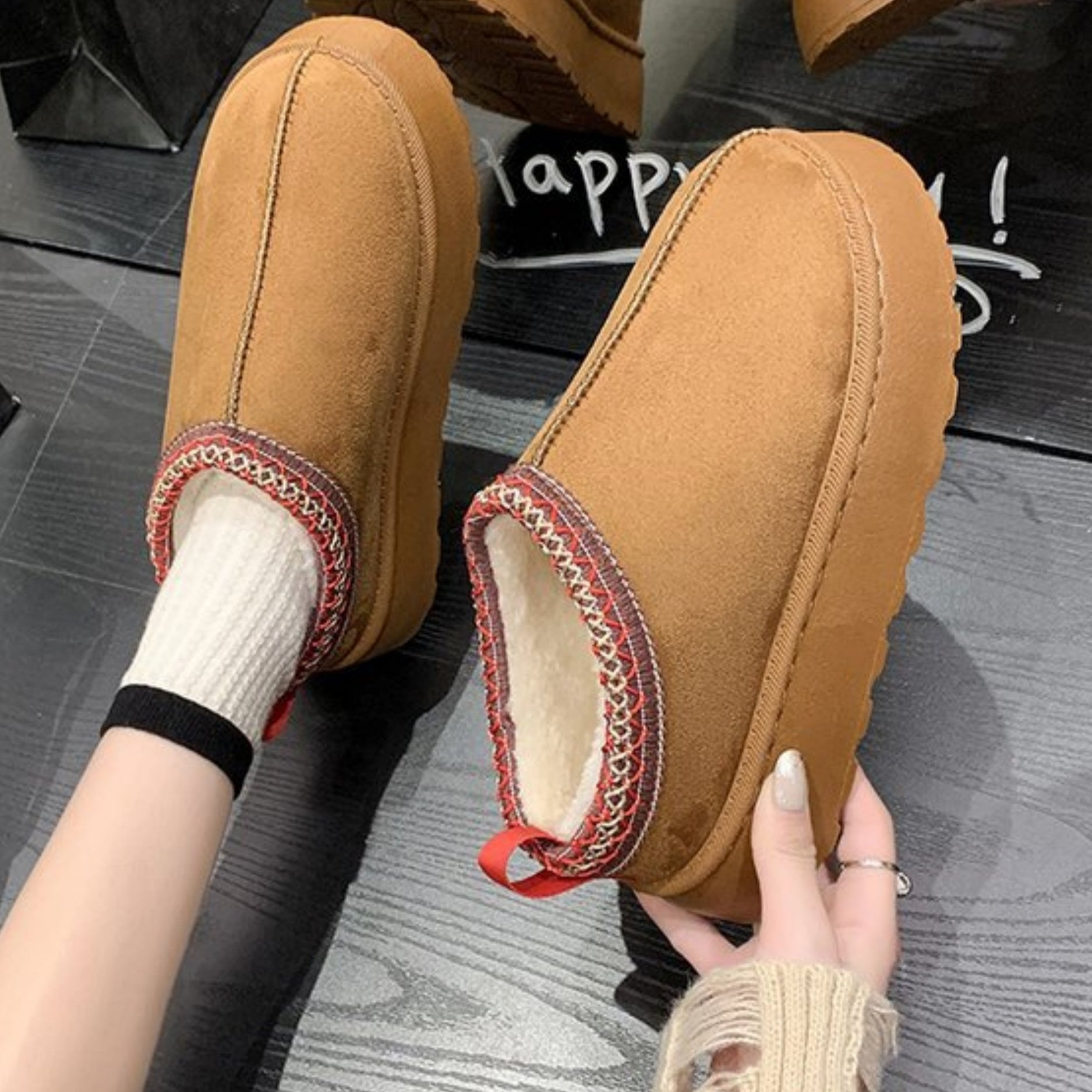 Gefütterte Damen Schneestiefel | Winter