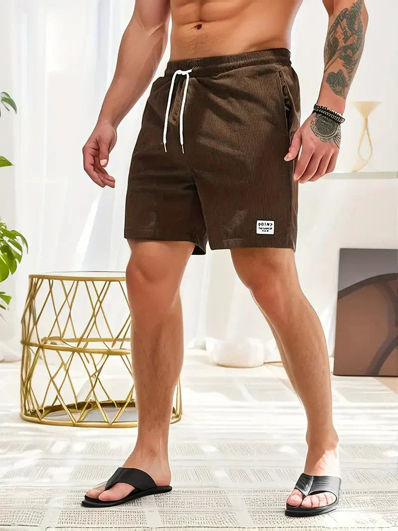 Aaron - Pantalones cortos de pana de verano para hombre