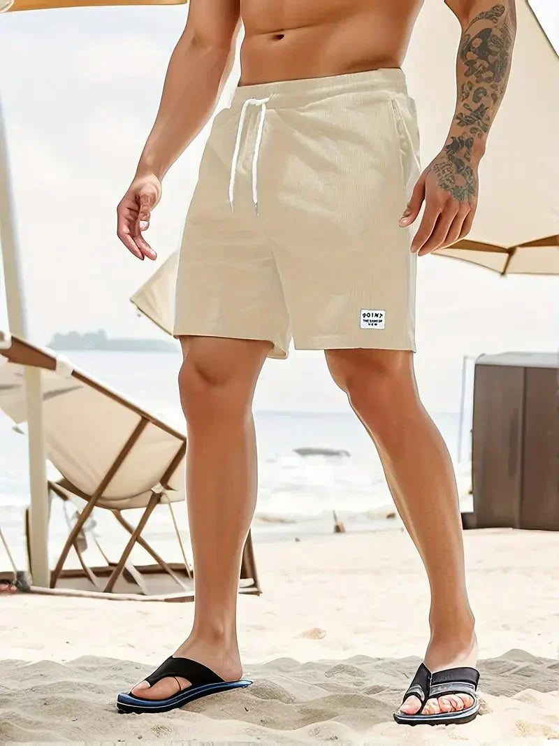 Aaron - Pantalones cortos de pana de verano para hombre