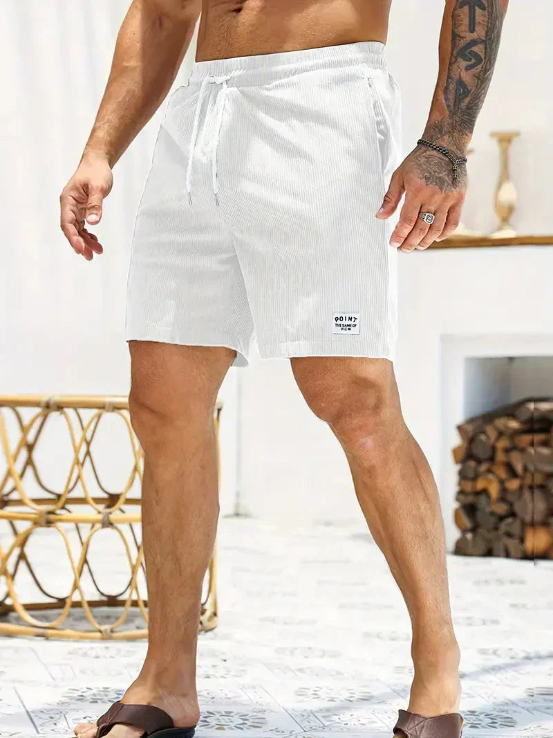 Aaron - Pantalones cortos de pana de verano para hombre