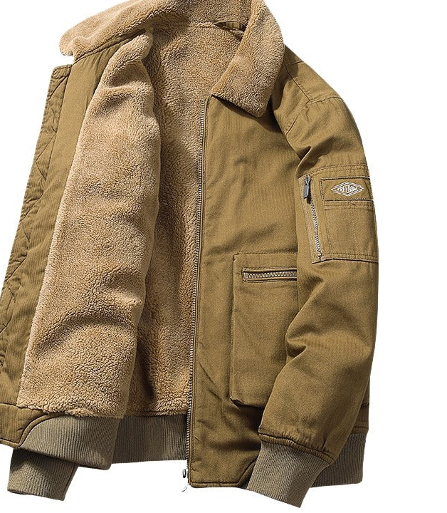 Herren Bomber Winterjacke Mit Fleece Gefüttert | Warm