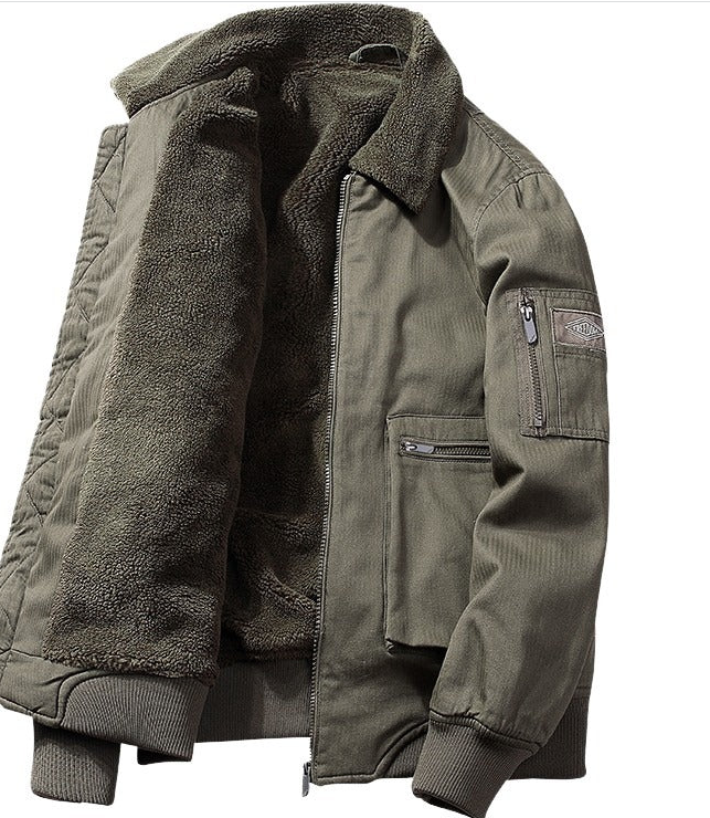 Herren Bomber Winterjacke Mit Fleece Gefüttert | Warm