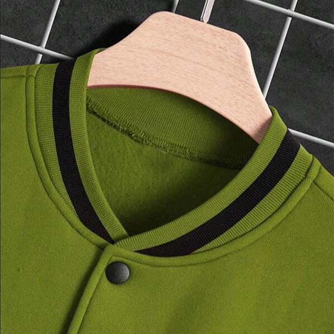 Herren College Jacke Mit Aufnähern Und Stickerei | Sportlicher Stil