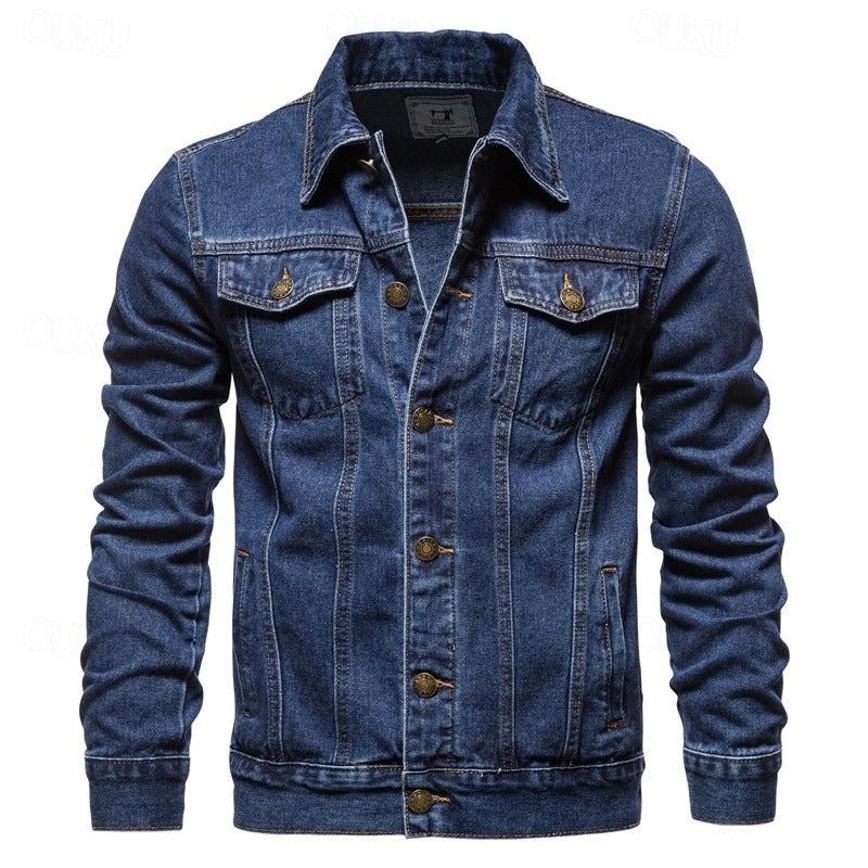 Herren Herbstjacke Mit Knopfleiste | Leicht