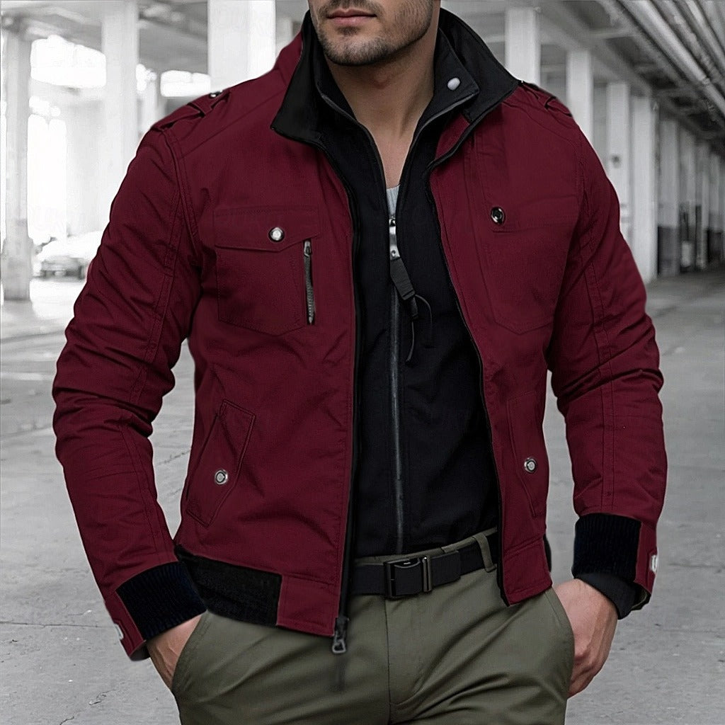 Herren Herbstjacke Mit Reißverschluss | Bomberstil