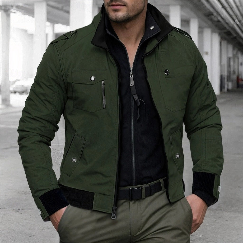 Herren Herbstjacke Mit Reißverschluss | Bomberstil