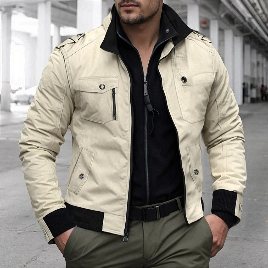 Herren Herbstjacke Mit Reißverschluss | Bomberstil