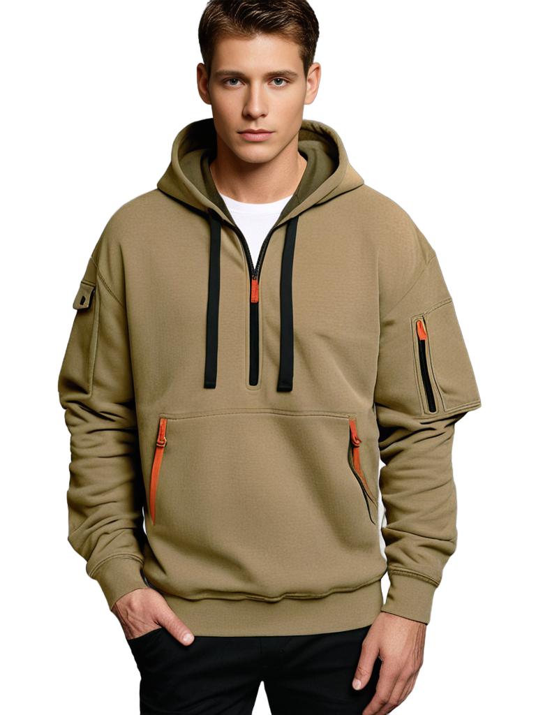 Herren Kapuzenpullover Mit Reißverschluss & Taschen | Utility
