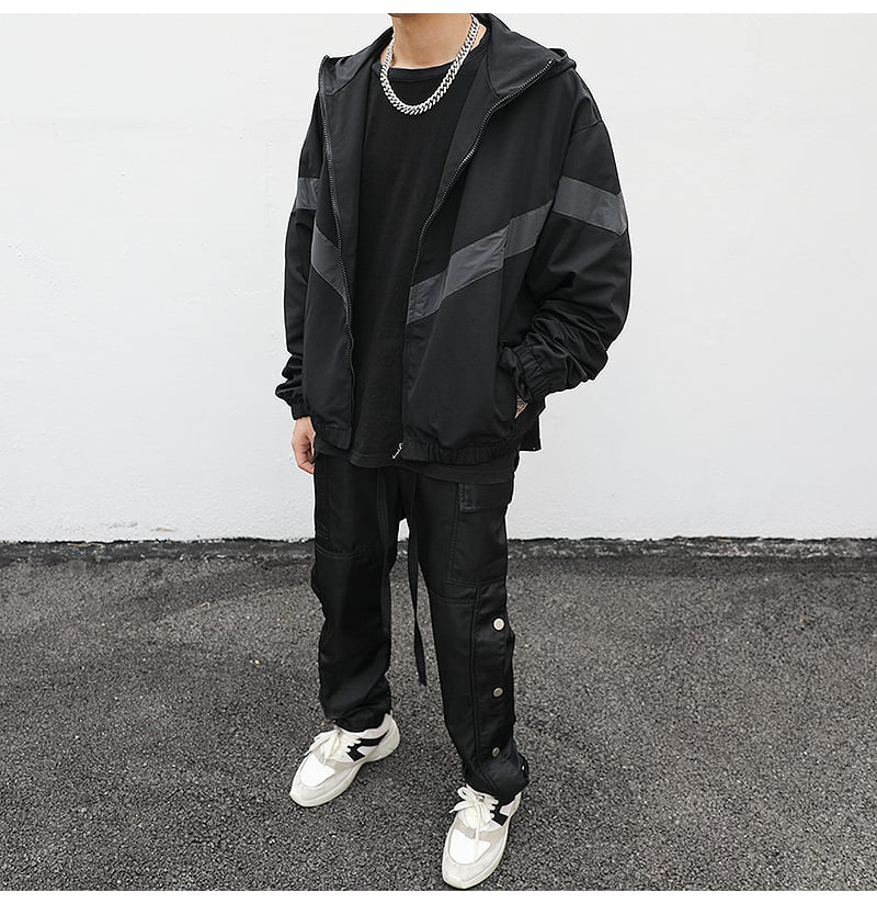 Herren Reflektierende Übergangsjacke | Lang