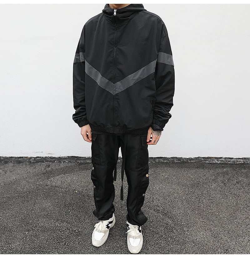 Herren Reflektierende Übergangsjacke | Lang