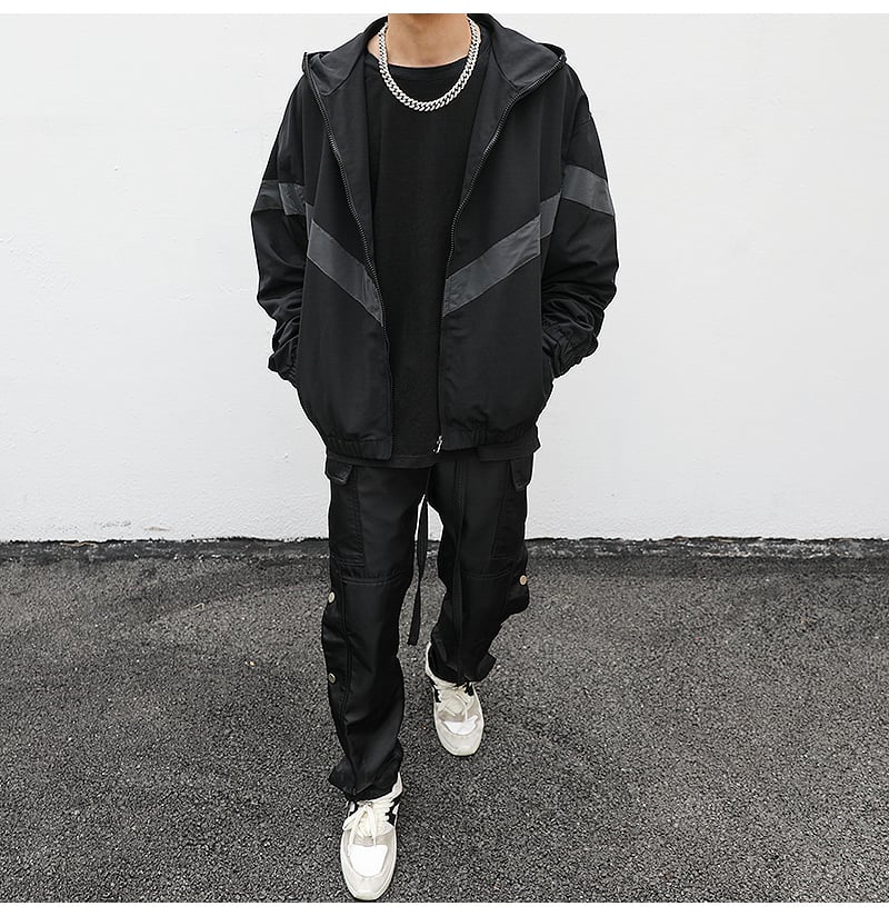 Herren Reflektierende Übergangsjacke | Lang