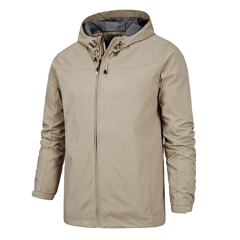 Herren Regenjacke Mit Kapuze
