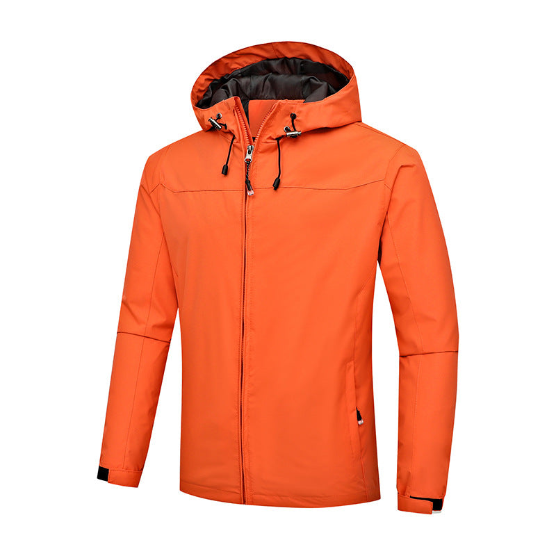 Herren Regenjacke Mit Kapuze