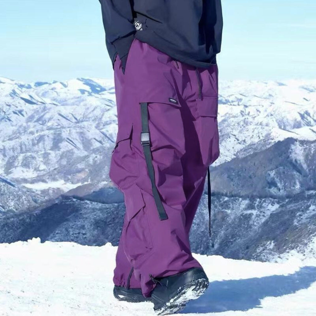 Herren Skihose im Baggy-Stil mit Cargotaschen | Snowboard