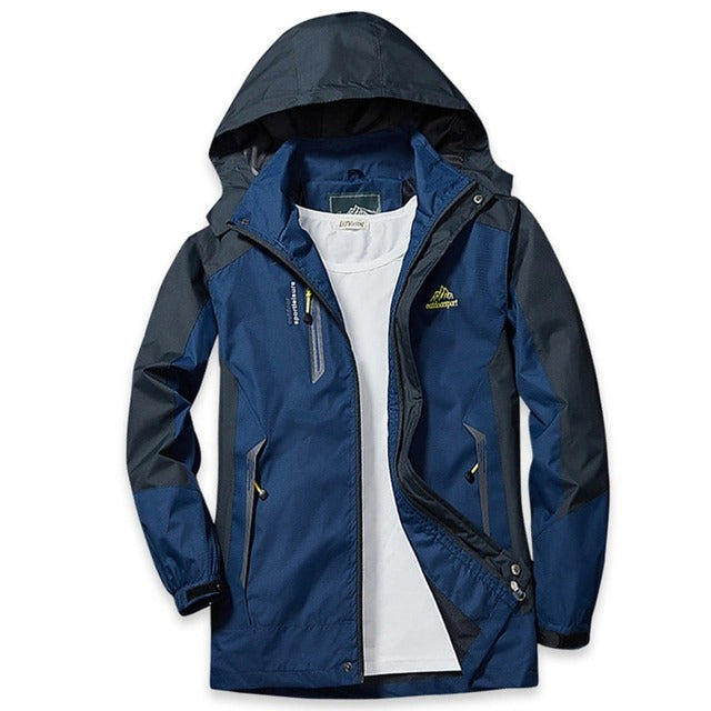 Herren Softshelljacke Mit Reißverschluss Und Kapuze | Funktional