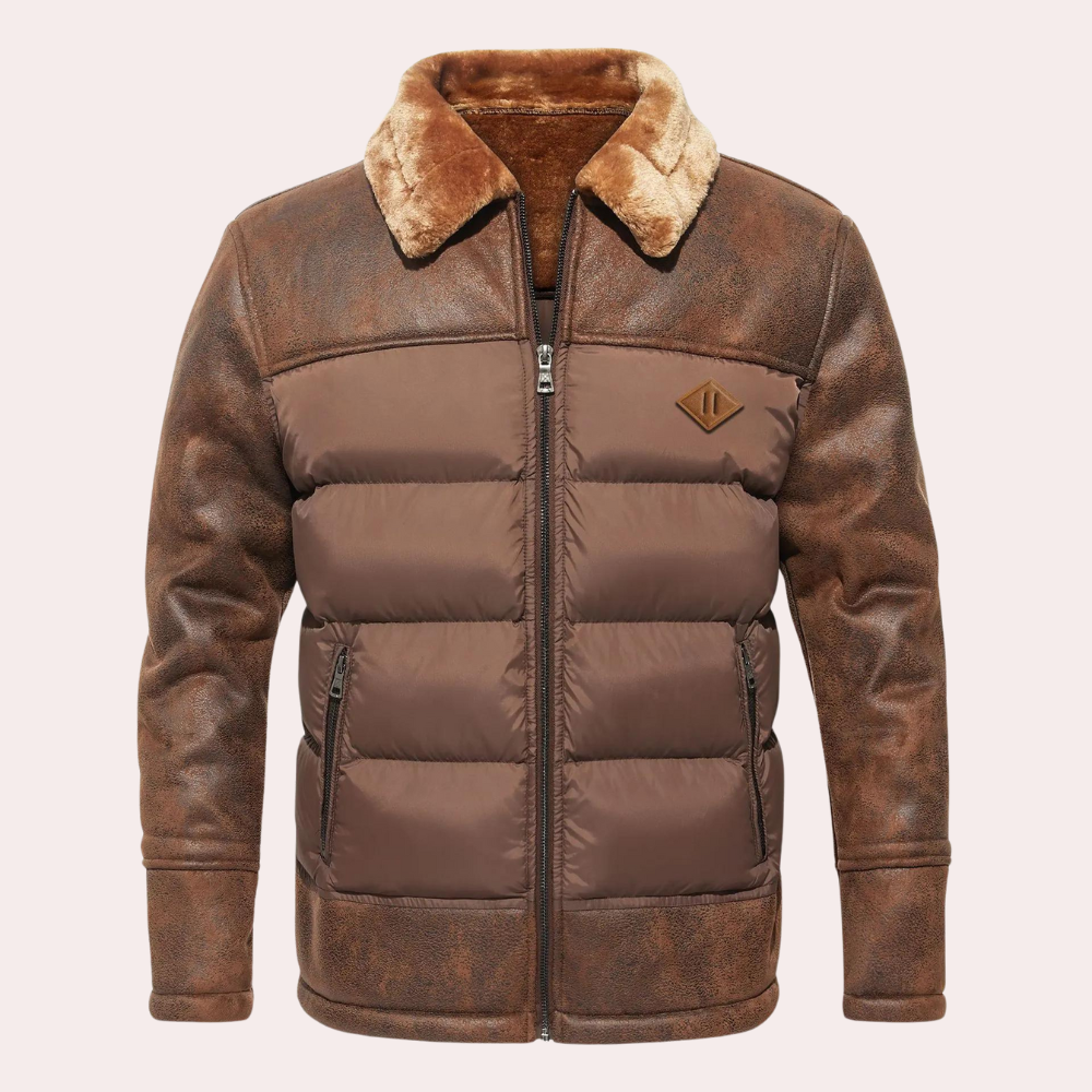 Herren Winterjacke Mit Fleece & Steppung | Warm