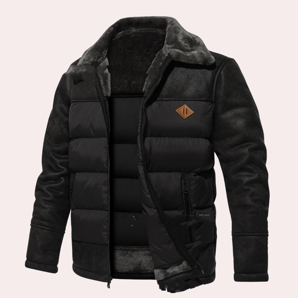 Herren Winterjacke Mit Fleece & Steppung | Warm