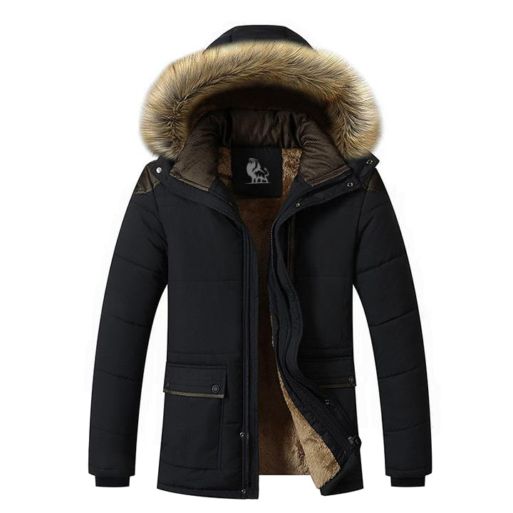 Herren Winterjacke Mit Kapuze Und Innenfutter | Stepp