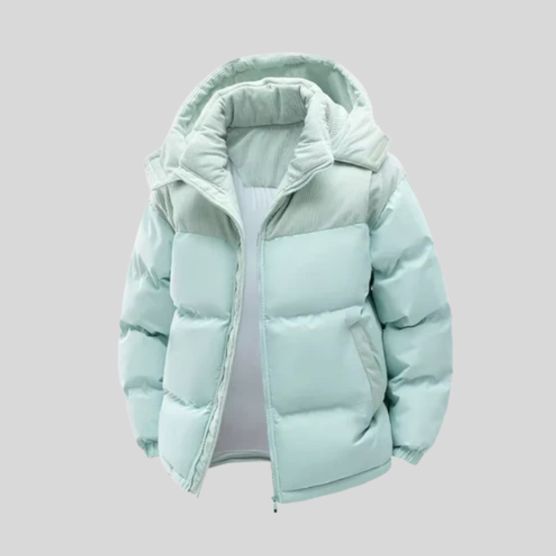 Herren Winterjacke Mit Kapuze Und Wattierung | Warm