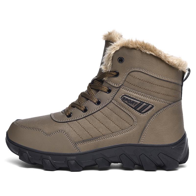 Herren Winterwanderschuhe Hoch Mit Schnürung Und Rutschfester Sohle | Outdoor
