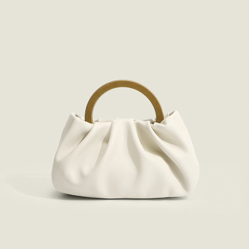 Kleine Damen Handtasche Mit Rundem Griff | Elegant