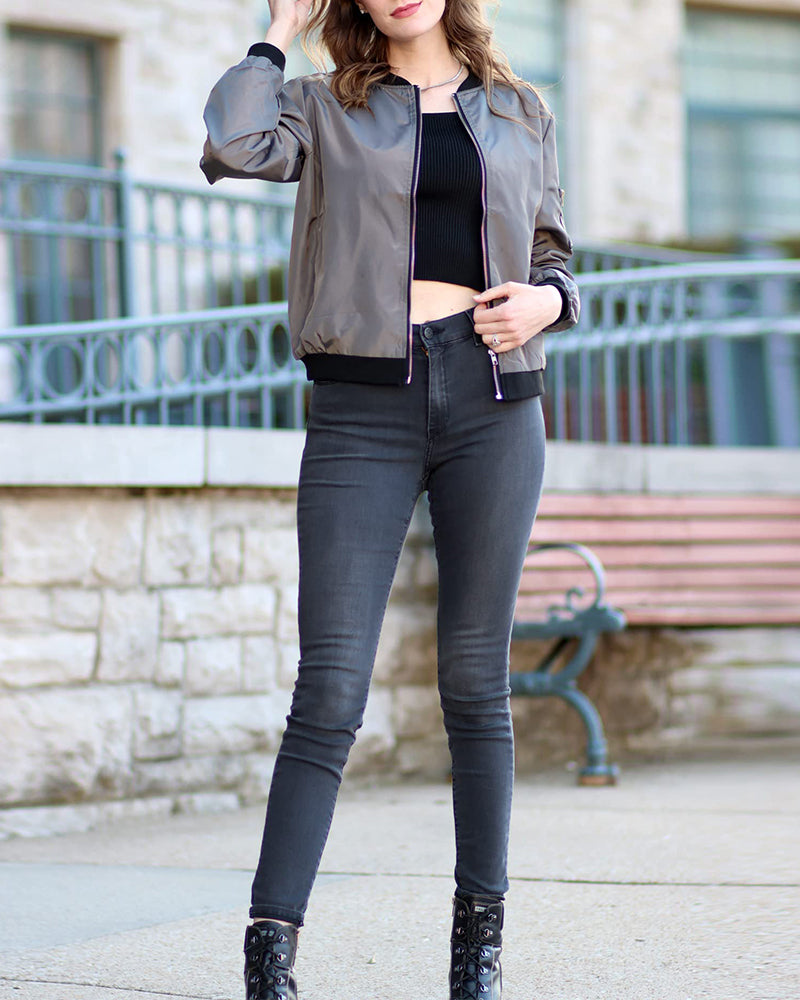 Kurze Damen Softshell Jacke | Bomber