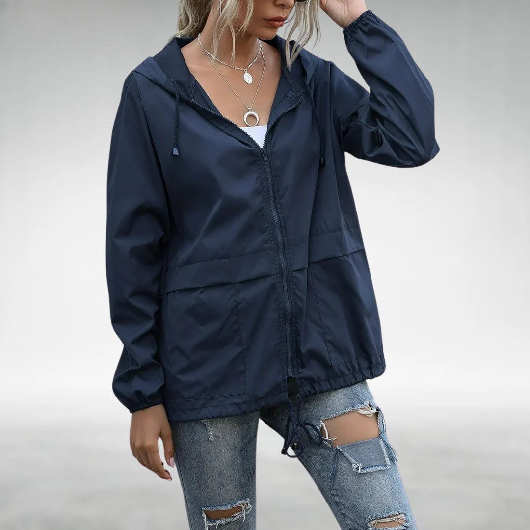 Leichte Übergangsjacke Für Damen Mit Kapuze
