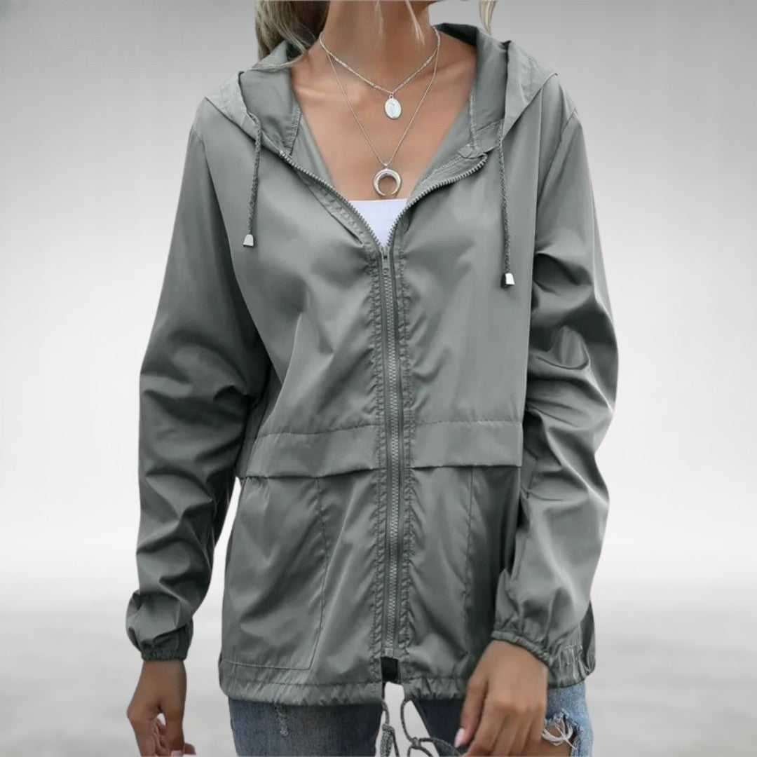 Leichte Übergangsjacke Für Damen Mit Kapuze