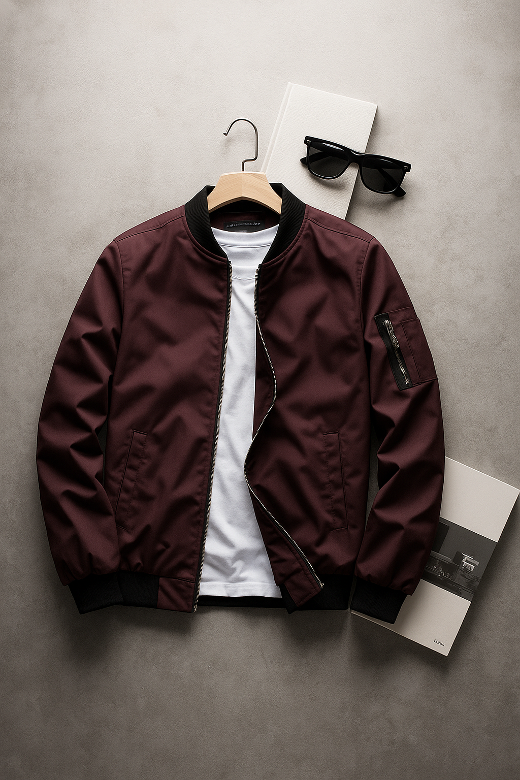 Leopold | Herren Leichte Bomberjacke | Kurz