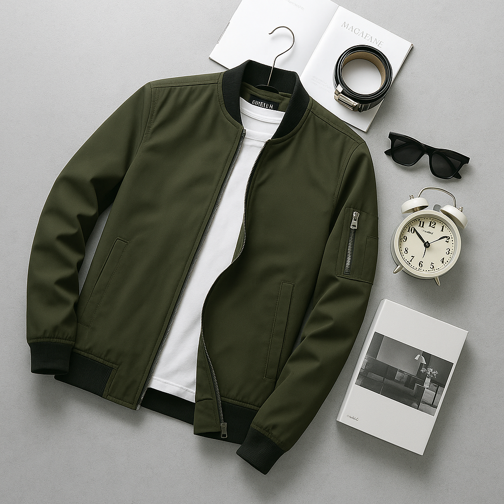 Leopold | Herren Leichte Bomberjacke | Kurz