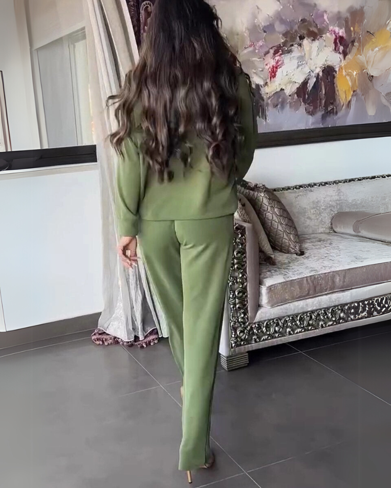 Loungewear Set Damen Mit Hosen & Hoodie | Lässig