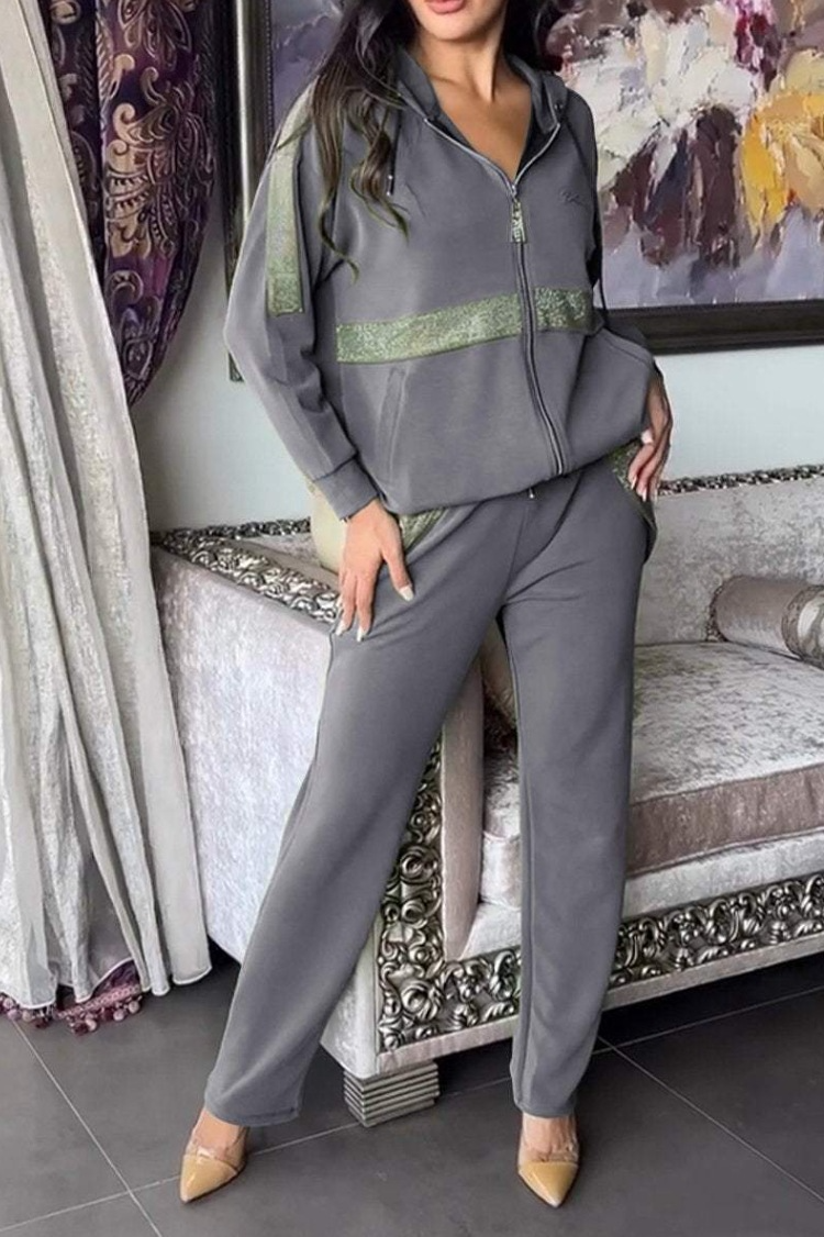Loungewear Set Damen Mit Hosen & Hoodie | Lässig