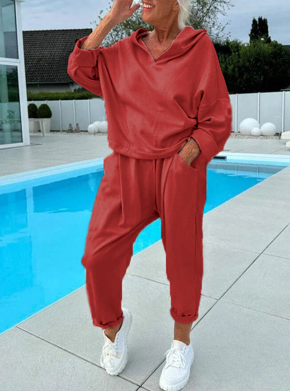 Loungewear Set Für Damen Mit Hoodie & Hosen | Modern