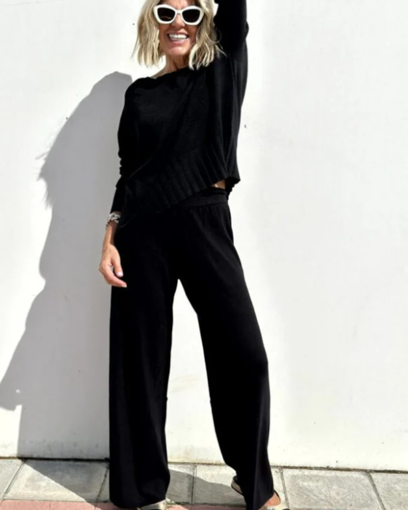 Loungewear Set Für Damen Mit Hose & Oberteil | Elegant