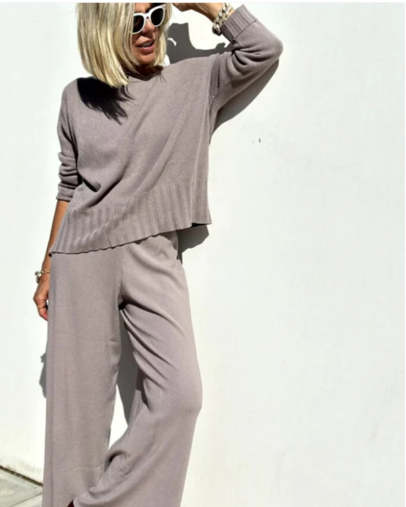 Loungewear Set Für Damen Mit Hose & Oberteil | Elegant