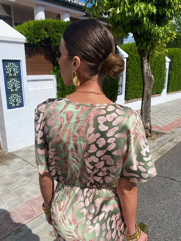 Lorelai - Elegantní šaty s uzlem pro svatební hosty