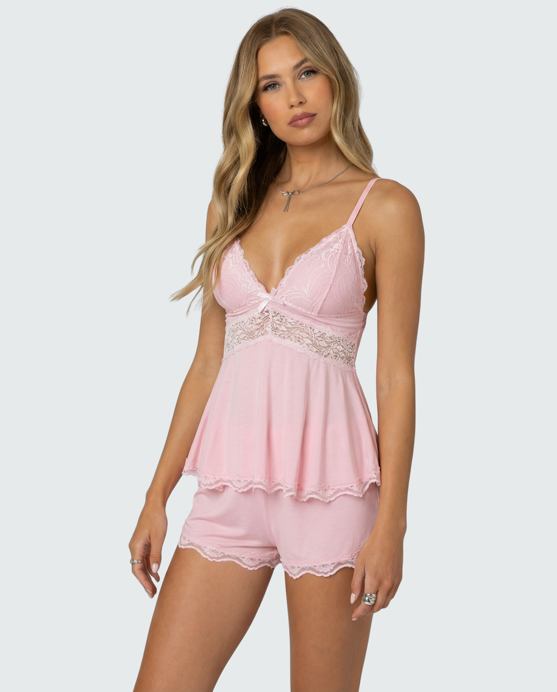 Floréa - Elegáns csipkés cami szett