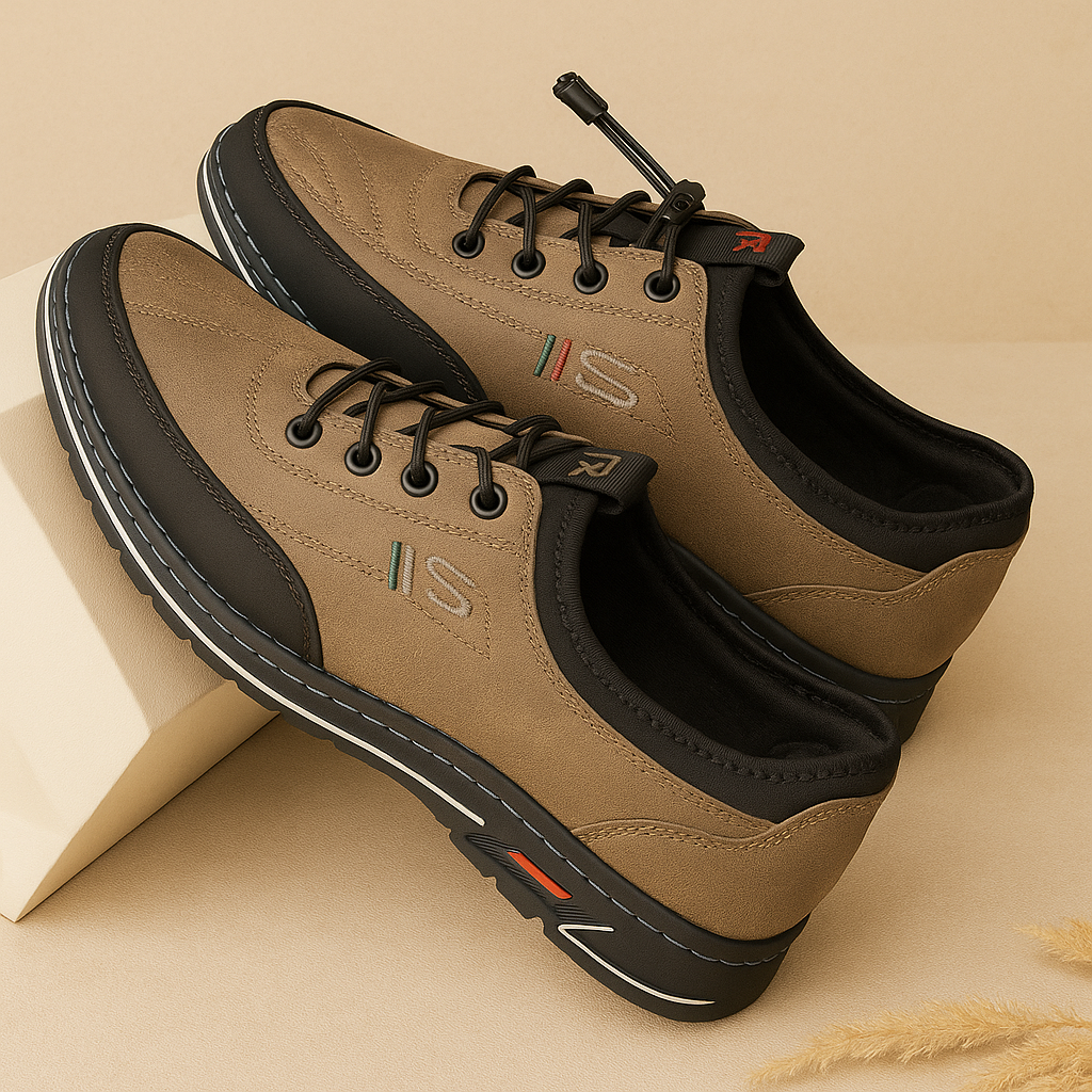 Marcus - Herren Schnürschuhe mit Bequemer Laufsohle, Sportliches Design, Lederoptik