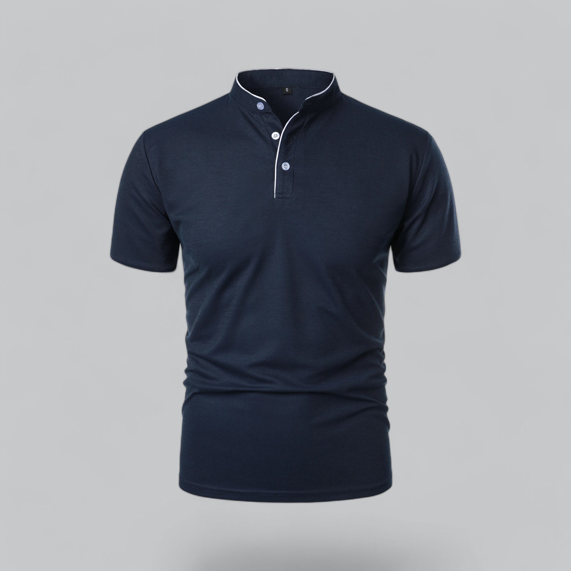 Velorien - Collarless Men's Polo Shirt