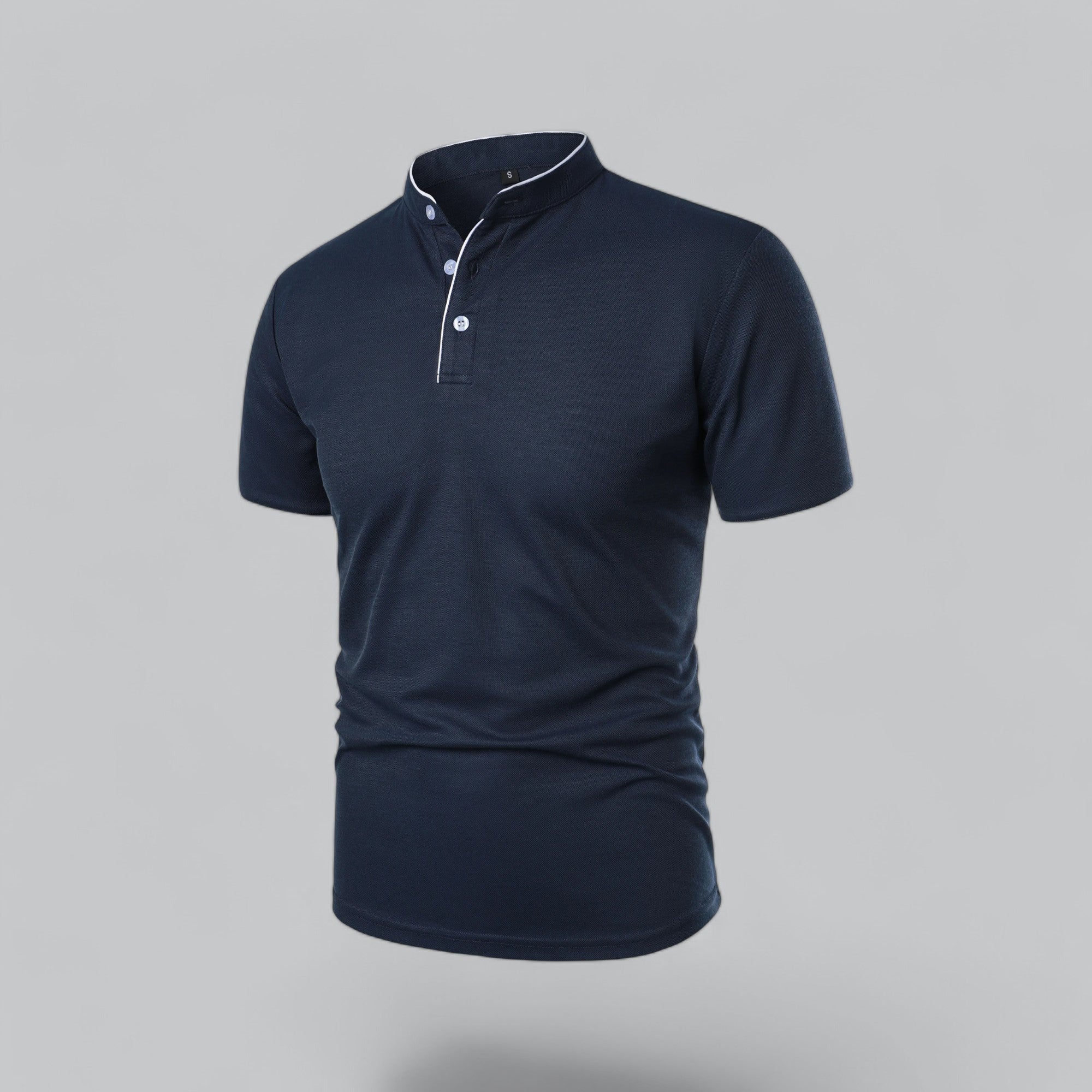 Velorien - Collarless Men's Polo Shirt