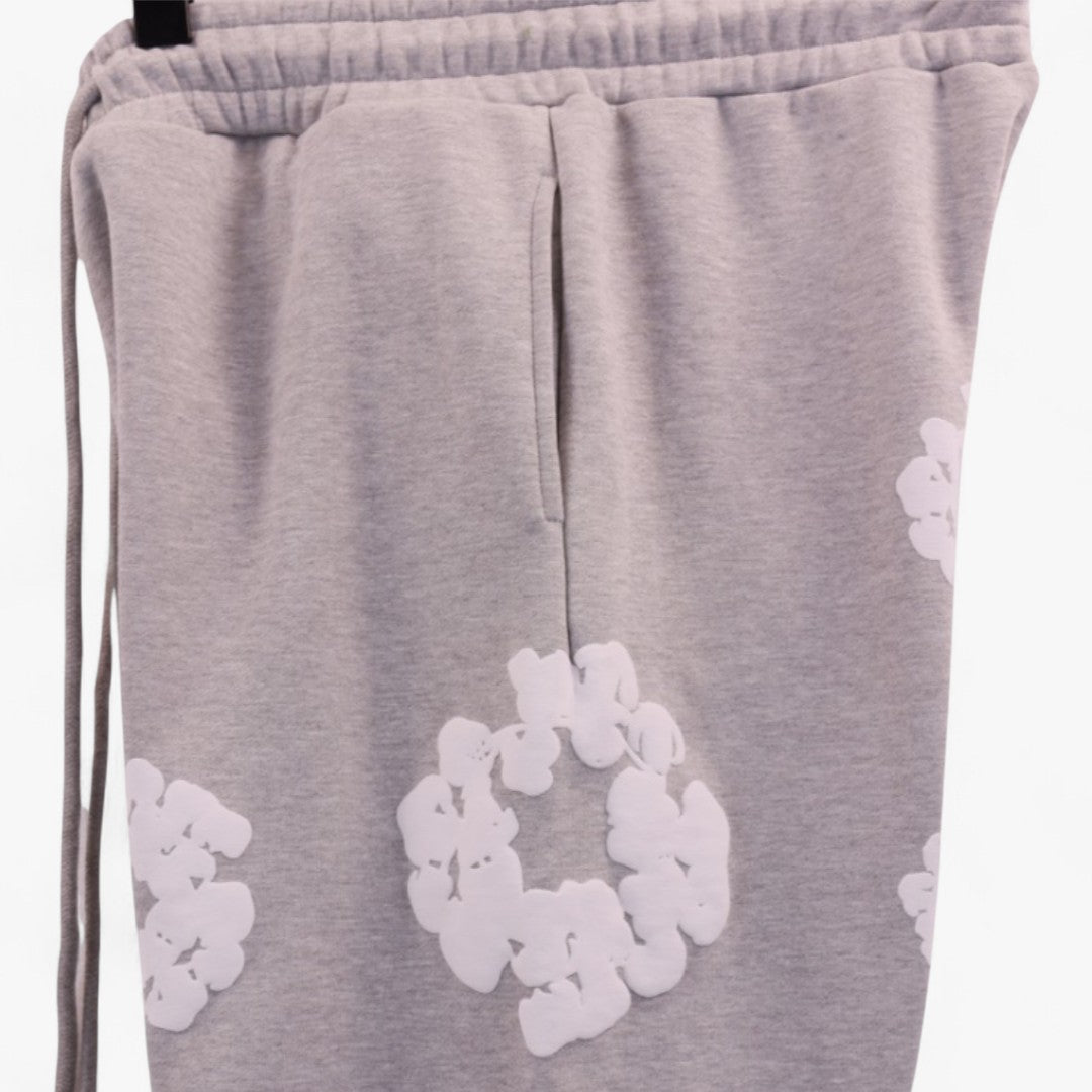 Moderner Unisex Loungewear Set Mit Blumenprint | Hose