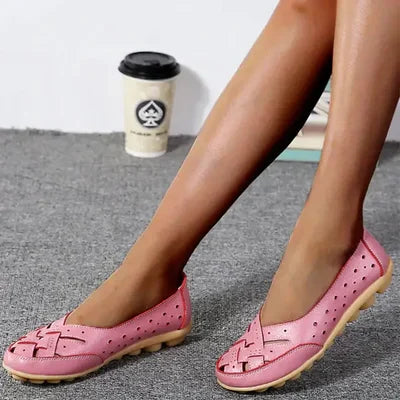 Gilda - Orthopedic Leather Loafers for Women
