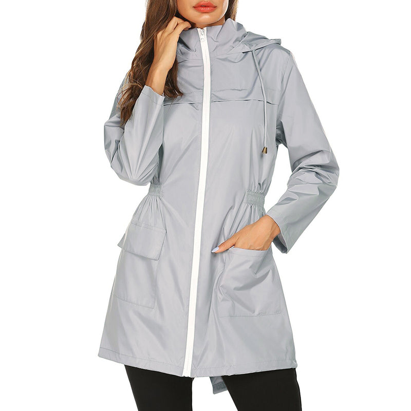 Regenjacke Damen Mit Kapuze | Lang